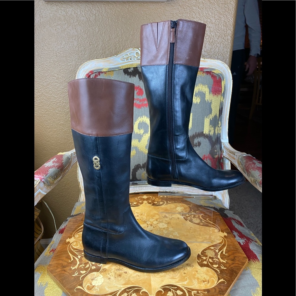 Cole Haan Beautiful Leather Rigby Riding Boots - Picture 4 of 16